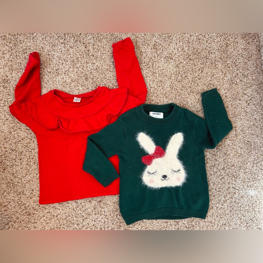 Girls long sleeve tops